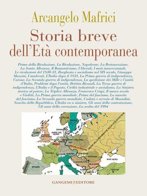 cover image of Storia breve dell'Età contemporanea